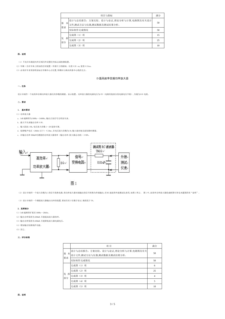 2001年全国大学生电子设计竞赛题目[共6页]_第3页