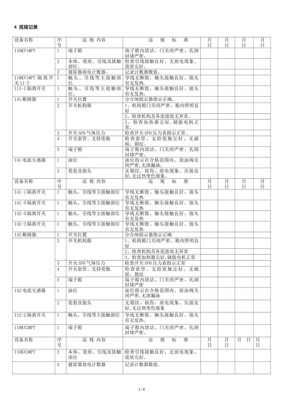 110kV变电站巡视标准化作业指导书[共16页]_第3页