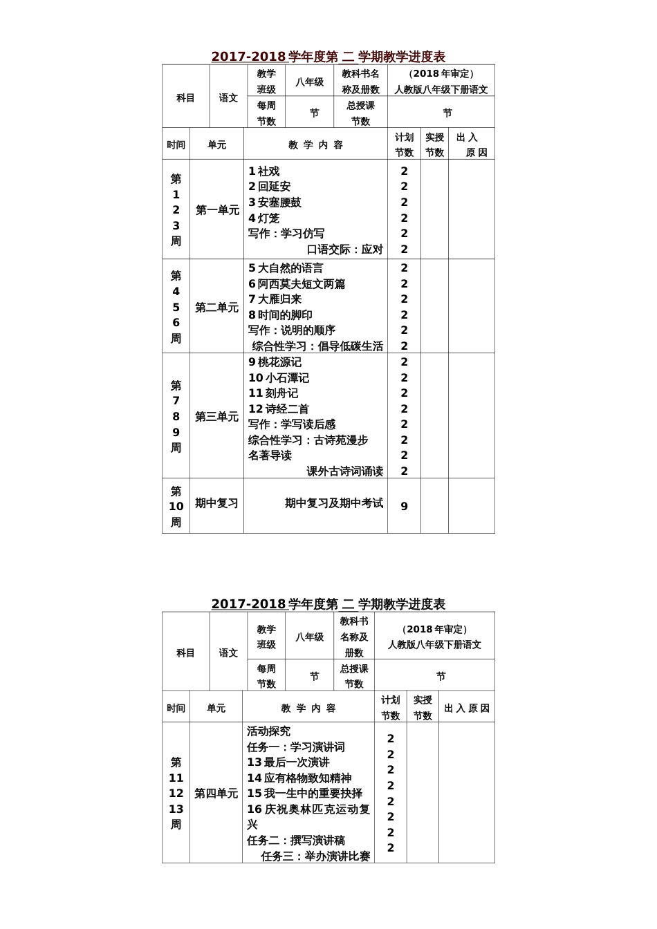 2018新版部编版八年级下册语文教案(全册)[共18页]_第1页