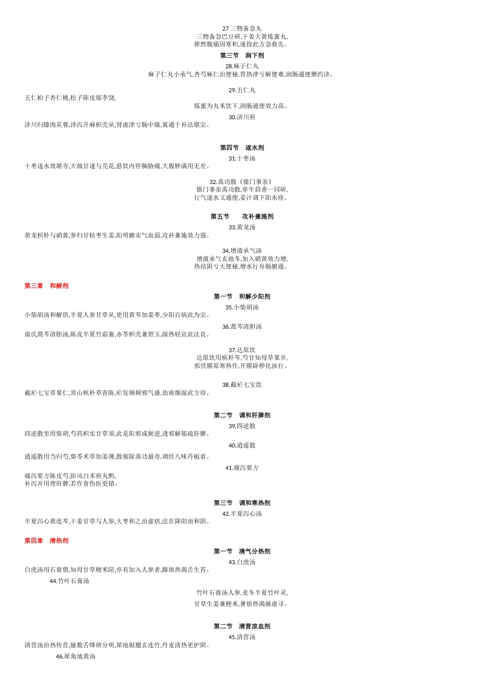 2019年第十版方剂学方歌(全)[修正版][共8页]_第2页