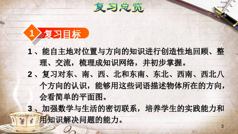 三年级数学下册(人教版)整理与复习：图形与几何(一)--课件_第3页