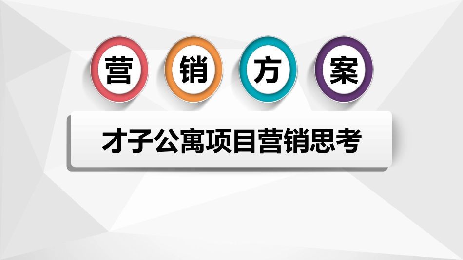 2018最经典的公寓产品营销方案[共105页]_第1页