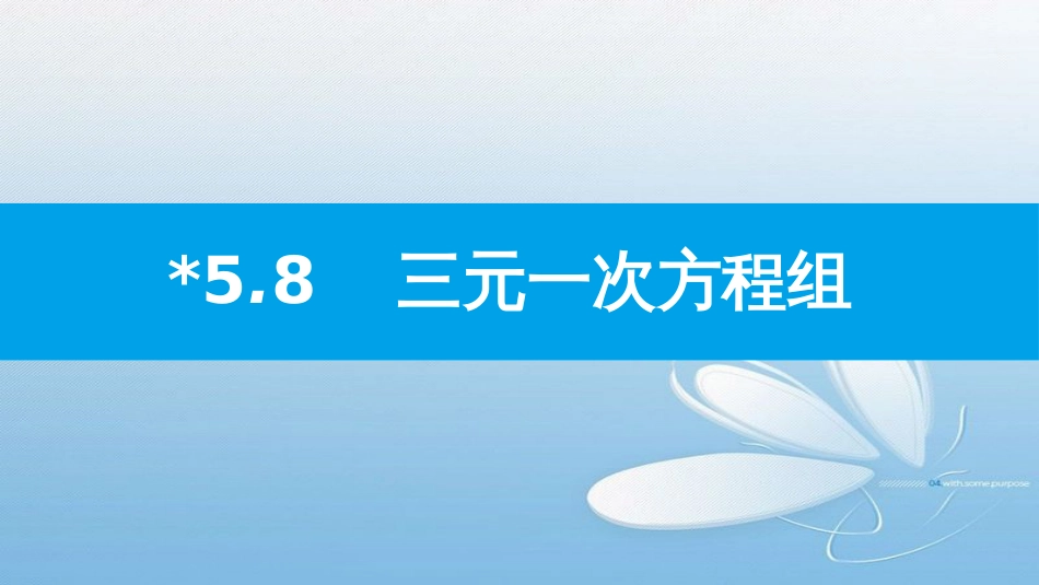 5.8三元一次方程组[共7页]_第1页