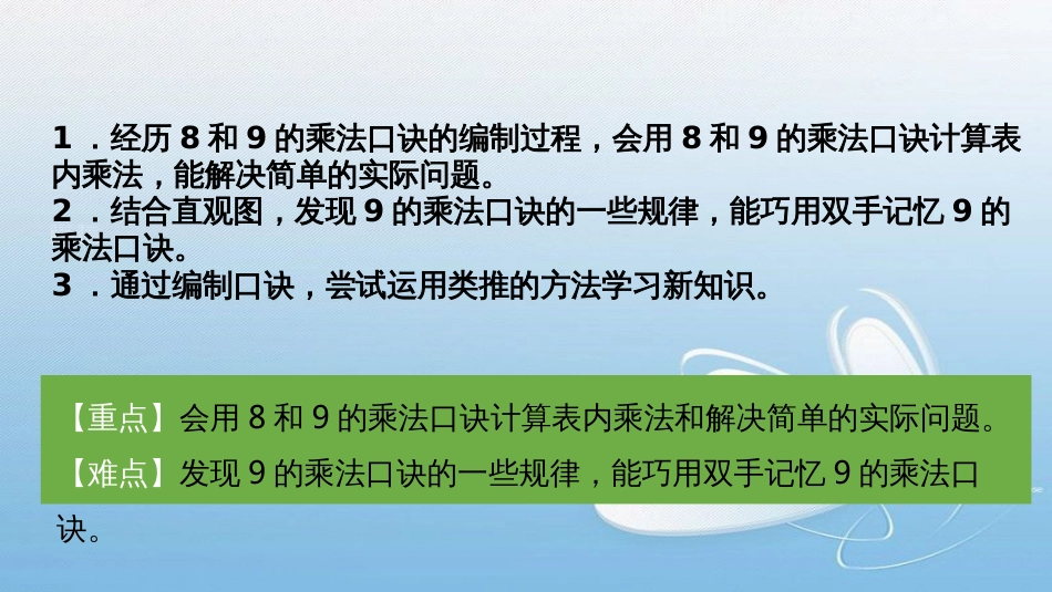 6-9的乘法口诀买 球课堂导入-新知探究-课堂练习-课堂小结-课堂作业_第2页