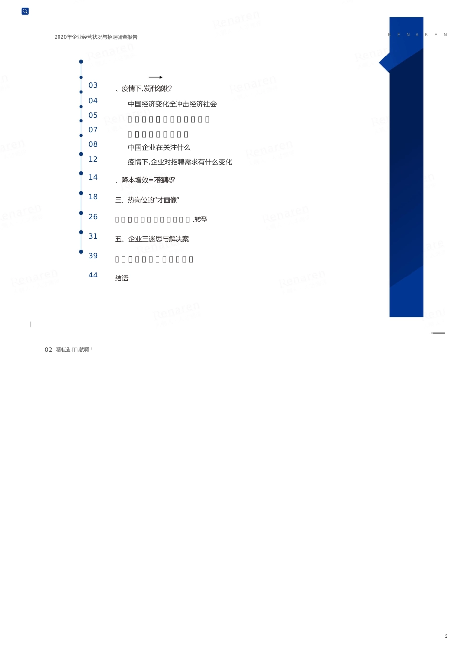 2020年企业经营状况与招聘调查报告_第3页