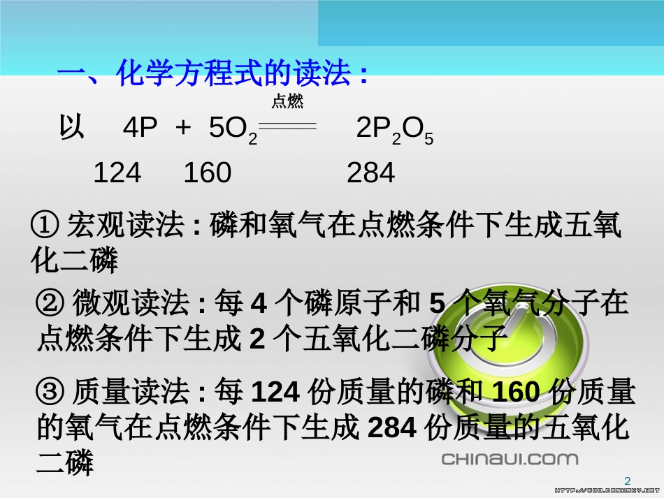 《化学方程式的配平方法》课件[共22页]_第2页