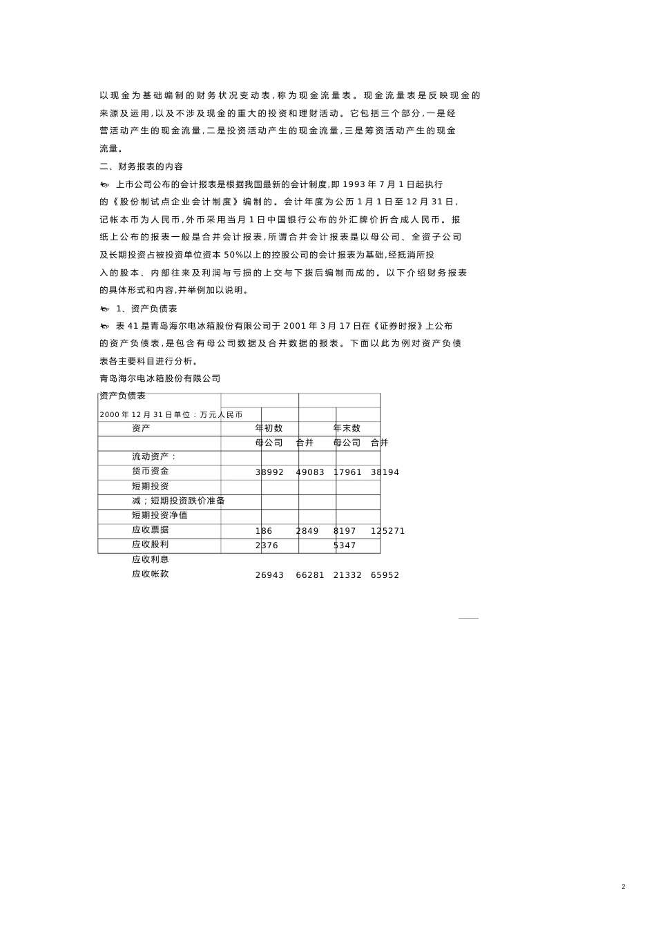 【财务管理财务分析】 某上市公司财务分析及经营状况分析_第2页