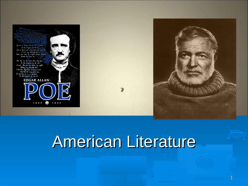 American--Literature(美国文学)[共35页]_第1页