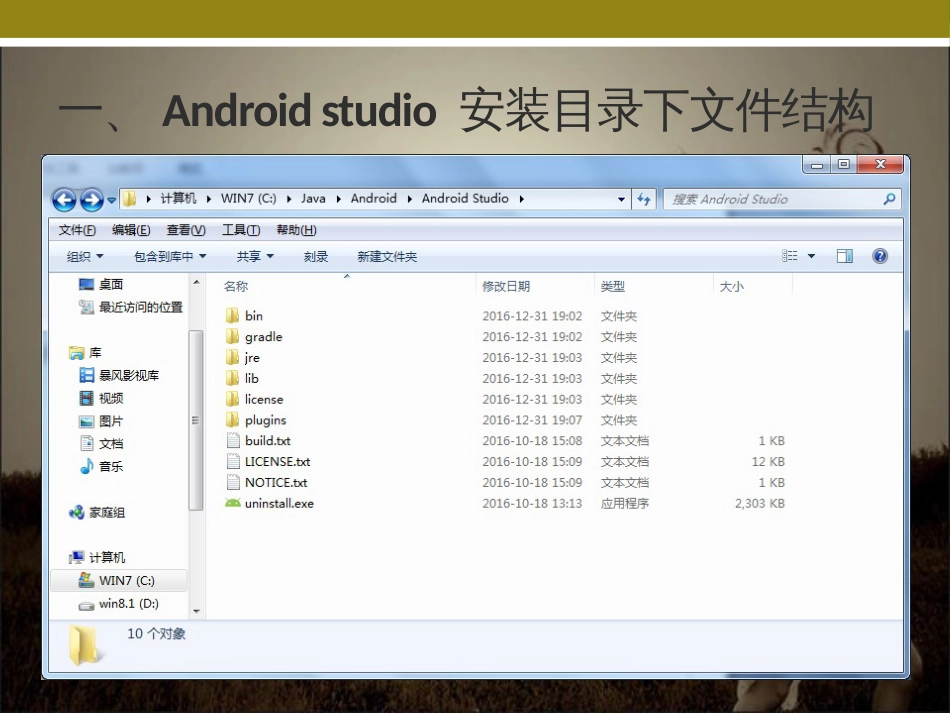 Android-Studio的组成结构与基本操作_第1页