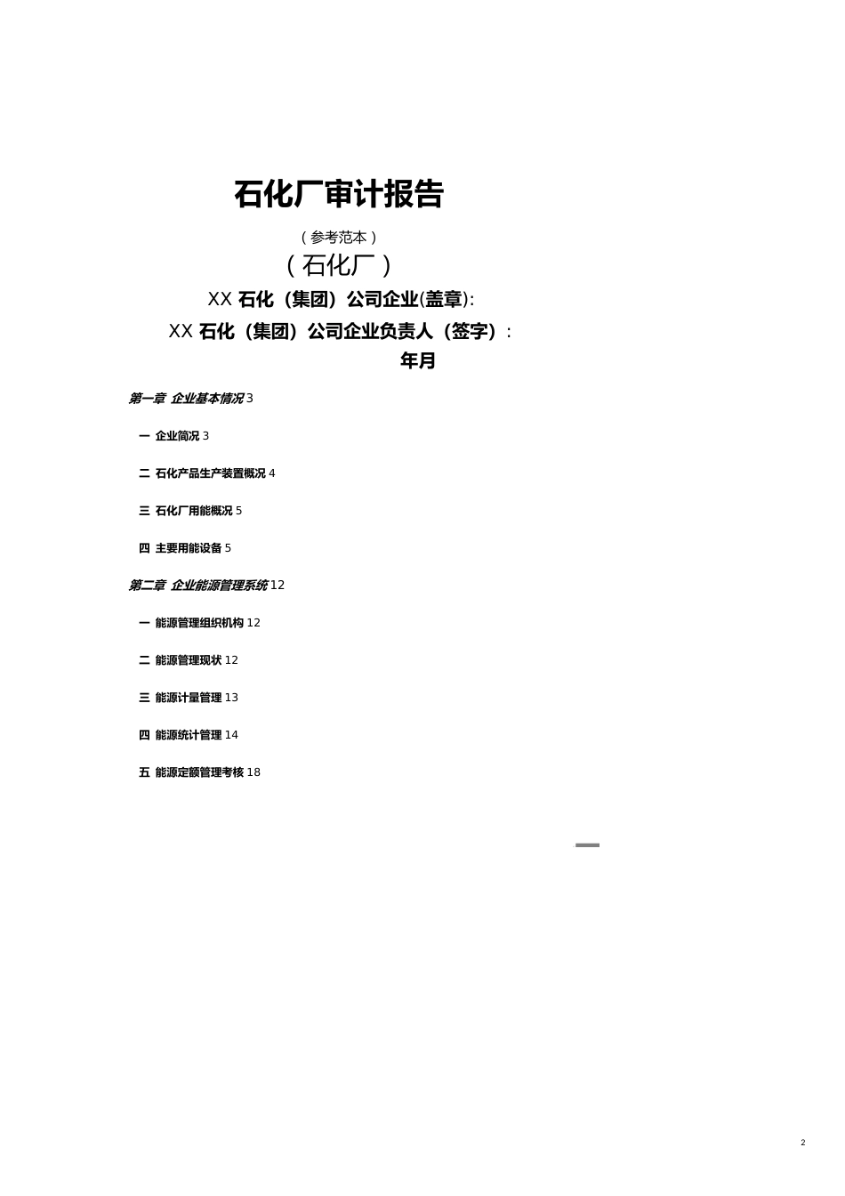 【财务管理内部审计 】某石化厂审计报告分析分析_第2页