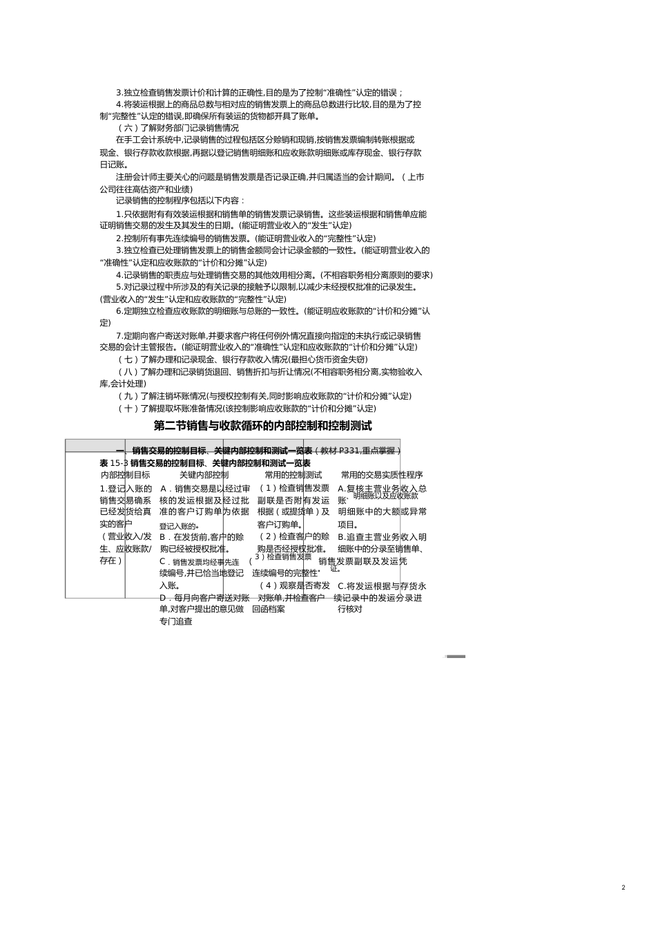 【财务管理内部审计 】审交易和账户余额审计_第2页