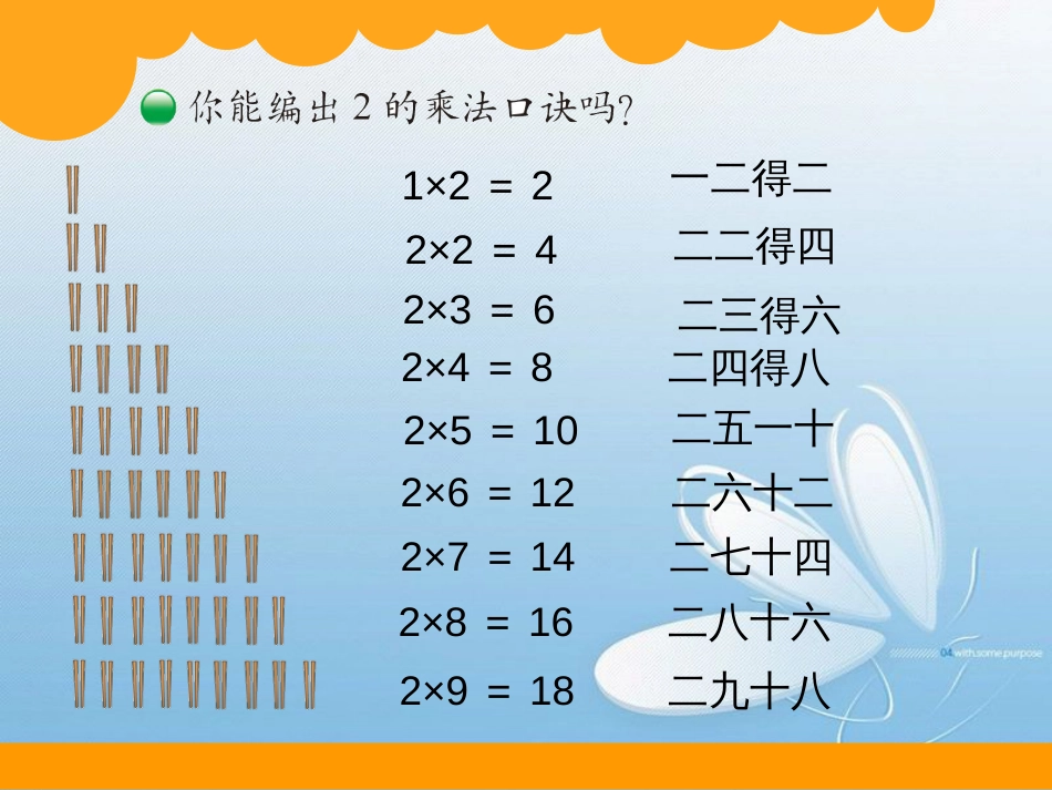 北师大版 二年级上册 第五单元2～5的乘法口诀问题探究练习拓展_第3页