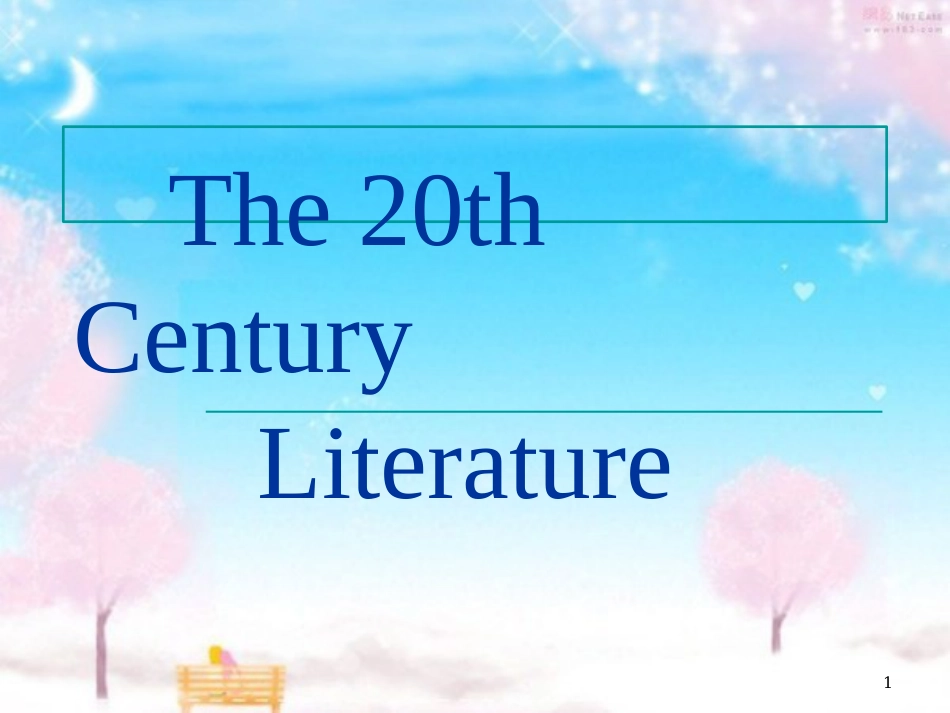 The-20th-Century-Literature--20世纪美国文学_第1页
