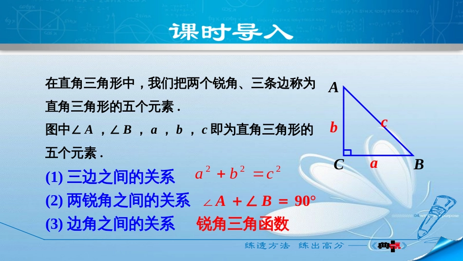 第一章 直角三角形的边角关系解直角三角形_第3页