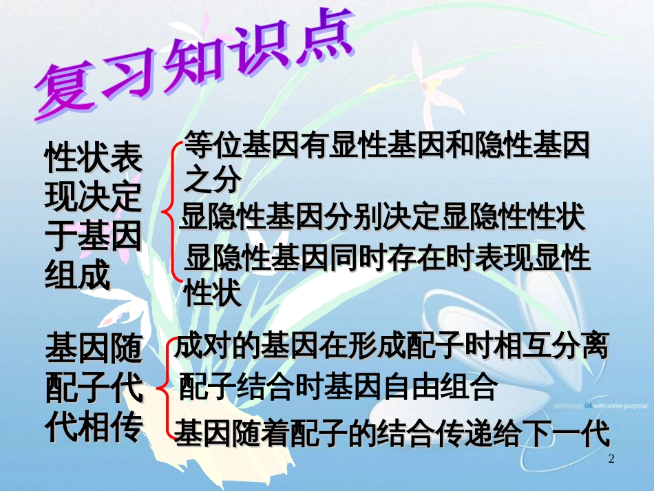 第20章 生物的遗传与变异性别和性别决定_第2页