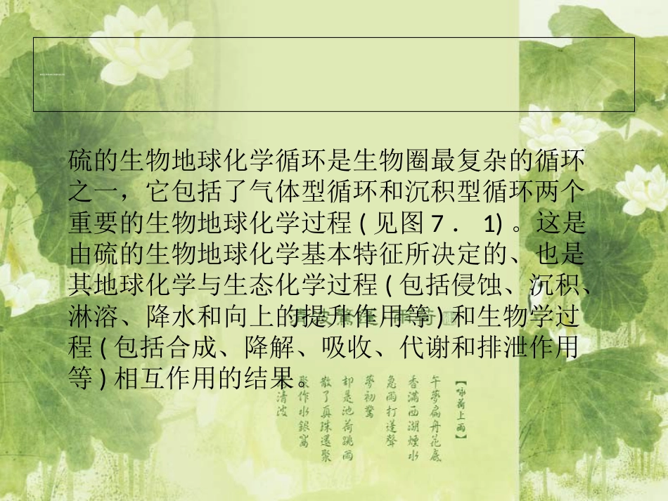 第七章  硫的生物地球化学循环[共59页]_第3页