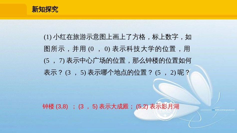 第三章 位置与坐标八年级数学北师版·上册平面直角坐标系第1课时_第3页