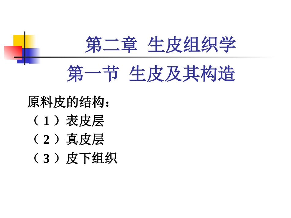 第二章生皮组织学_第1页