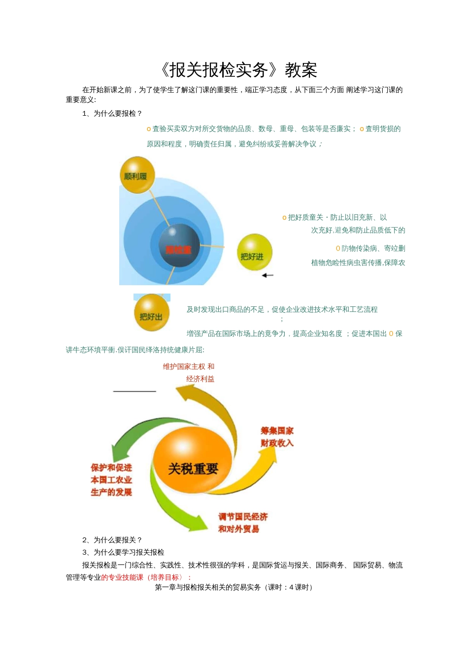 报关报检实务　全套讲义_第1页