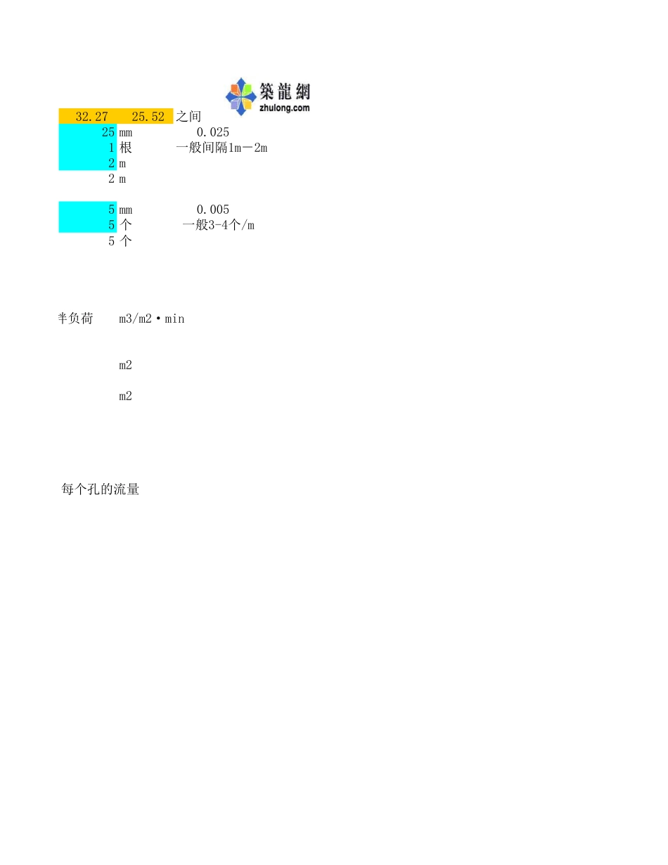 穿孔管曝气设计计算书p_第2页