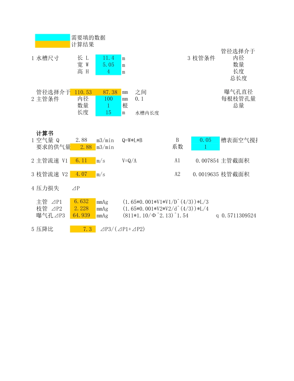 穿孔管曝气设计计算书p_第3页