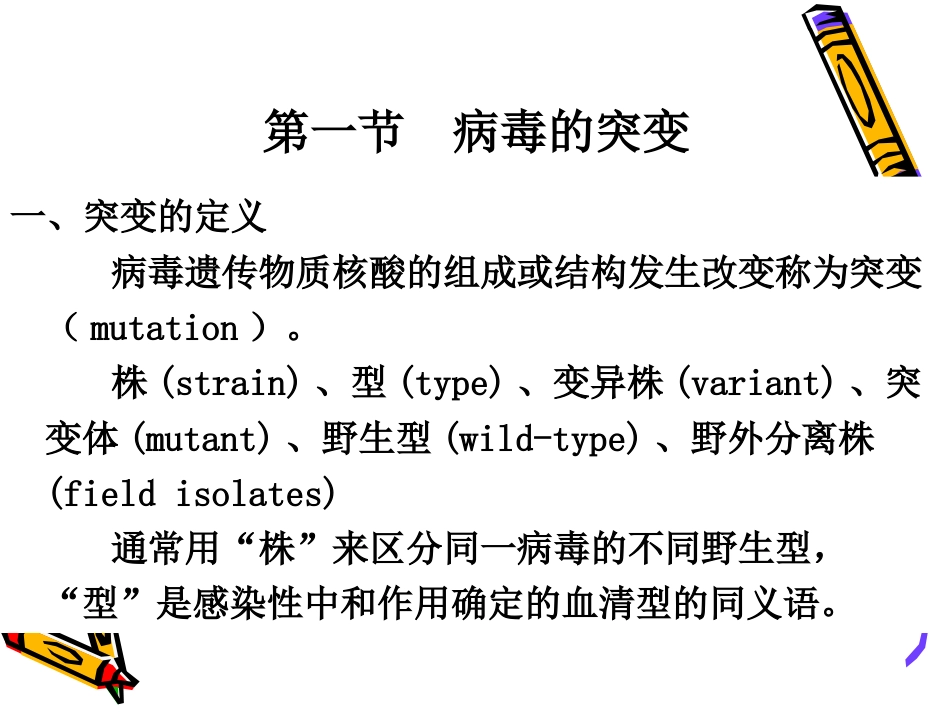 病毒学第五章病毒的遗传与变异 _第3页