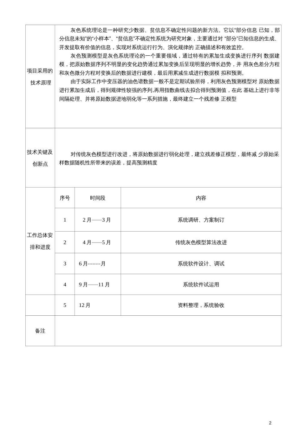 湖南省电力公司群众性科技创新项目申报表基于综合灰色模型的变压器故障预测系统开发 _第2页