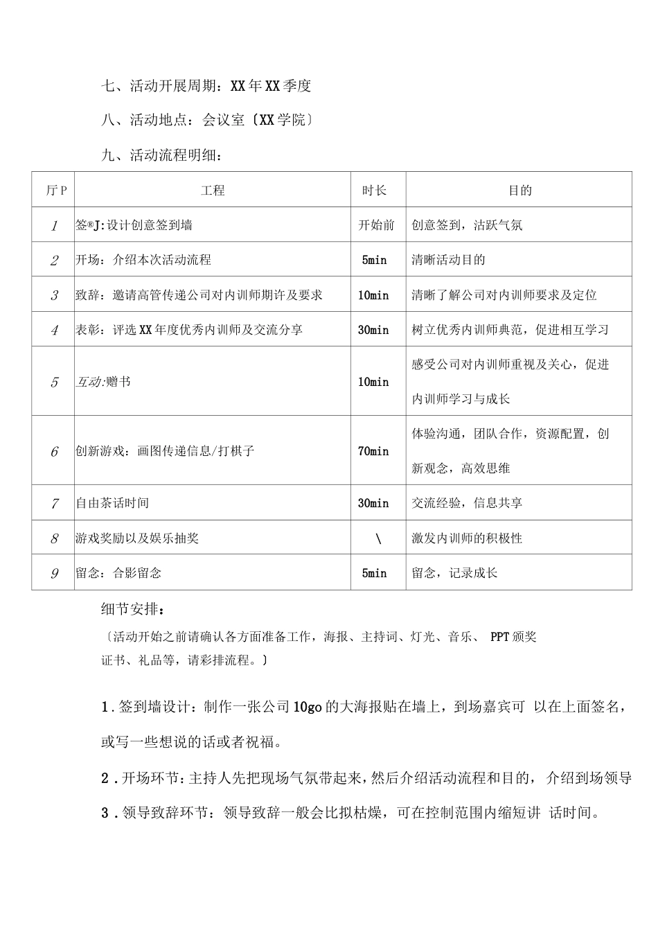 公司内训师交流活动策划_第2页