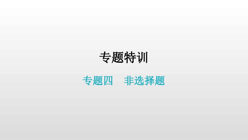 最新人教版中考地理二轮复习专题四--非选择题_第2页