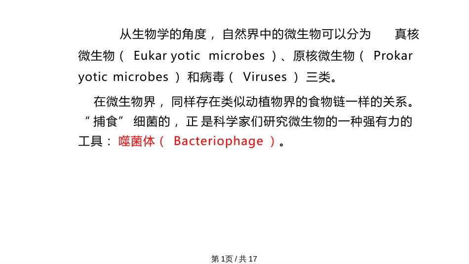 噬菌体优秀PPT课件可编辑_第1页