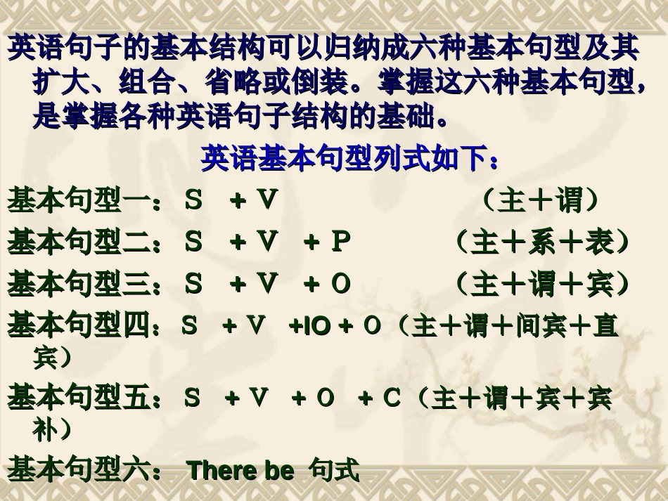 英语六大基本句型结构_第2页