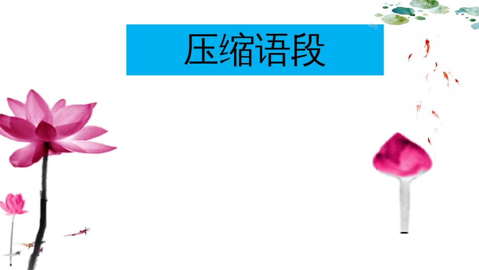 2020届高考语文压缩语段钻石版_第1页