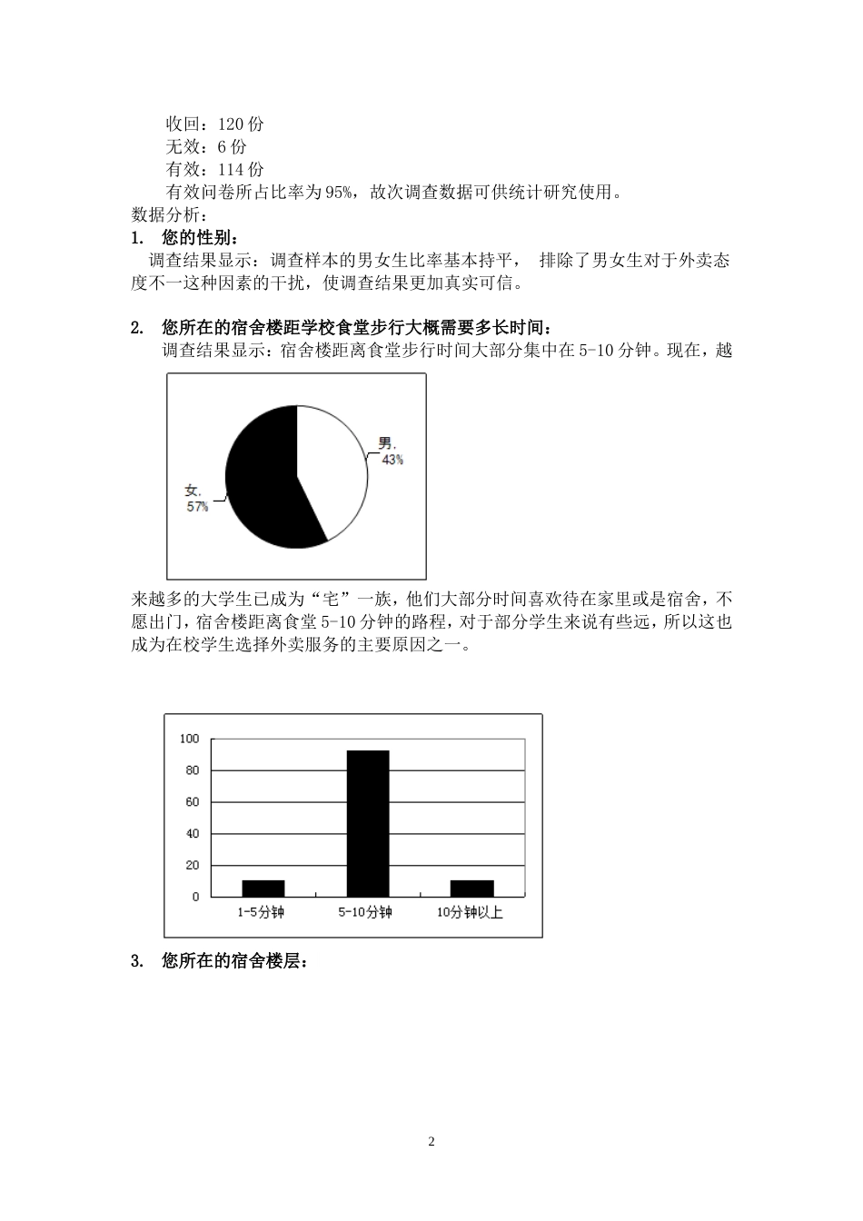 大学生外卖调查报告(共10页)_第2页