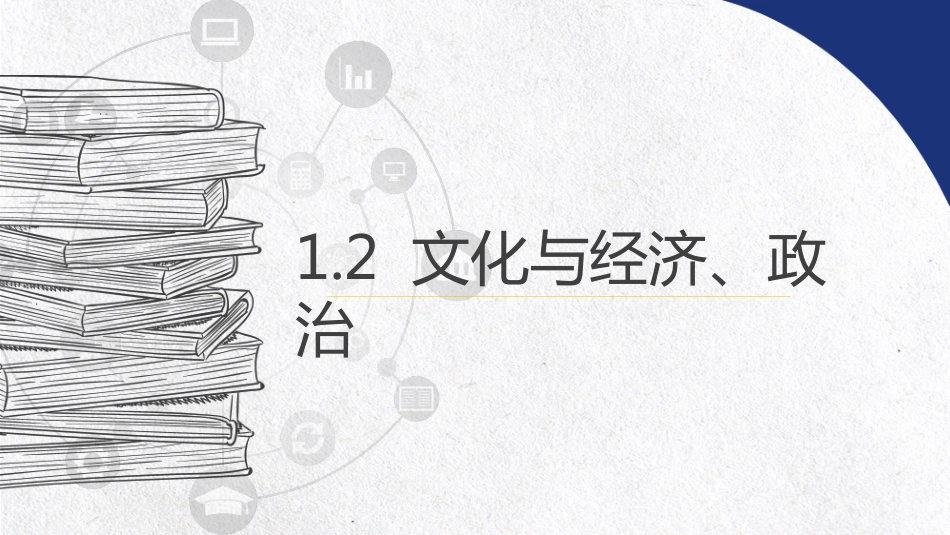 2019优质课件—1.2文化与经济、政治_第1页