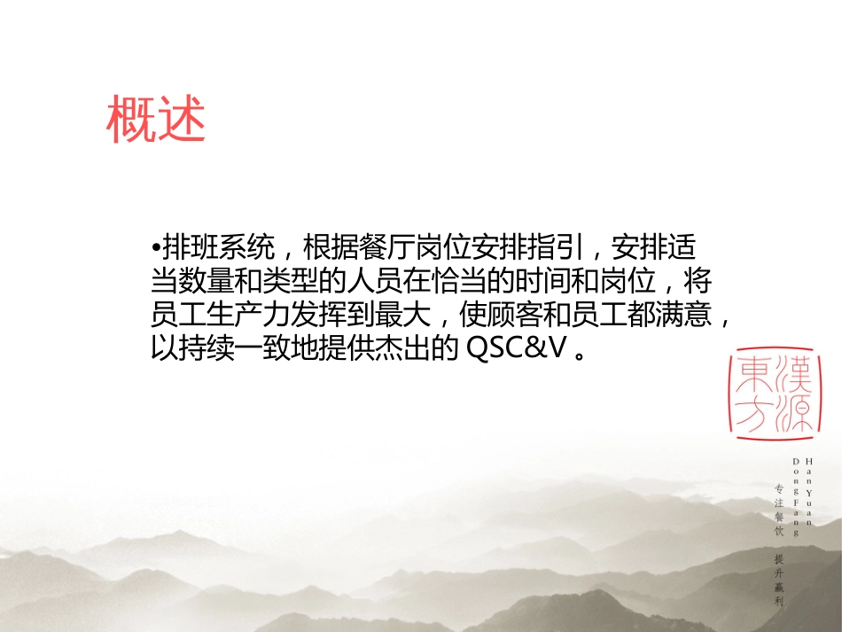 东方汉源连锁餐饮10—员工、管理组排班 12大系统—排班3-1_第3页