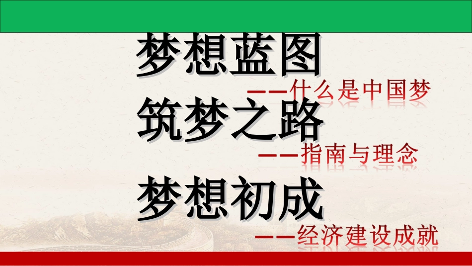 《为实现中国梦而努力奋斗》优质课课件四稿_第3页