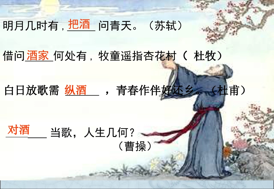 高中化学必修2乙醇优秀课件_第3页