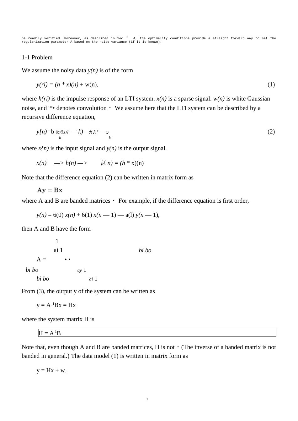 Sparse deconvolution an MM algorithm_第2页