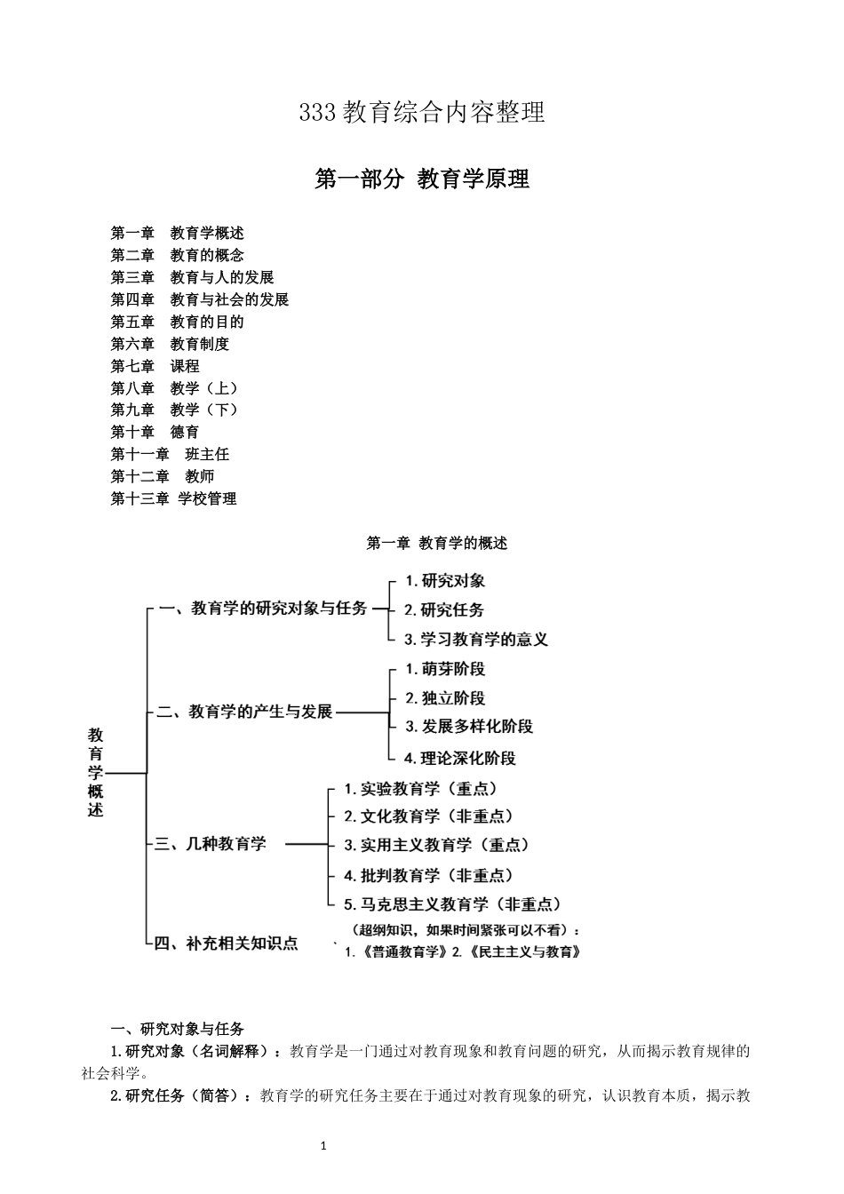 333教育综合之教育学原理_第1页