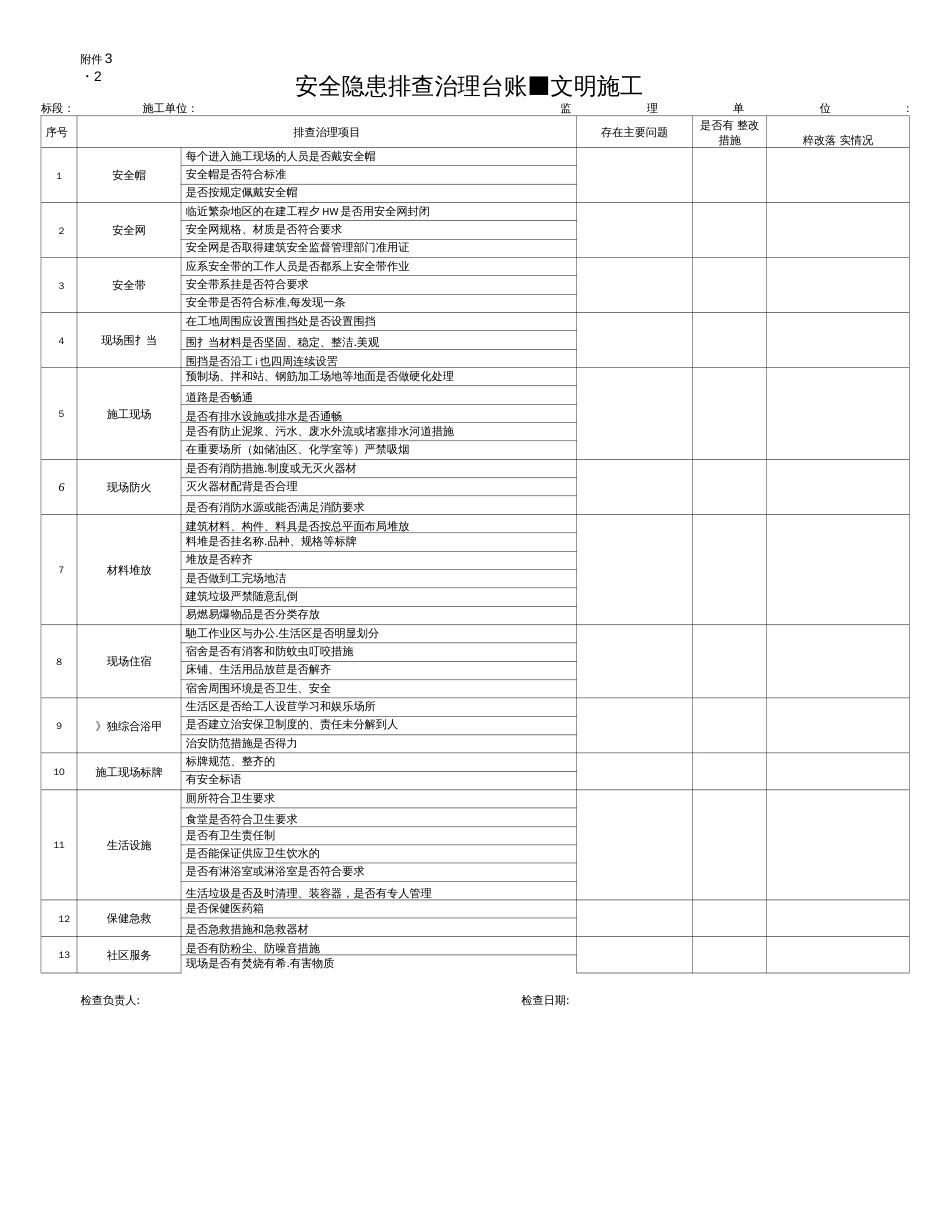 安全隐患排查治理台账new_第2页