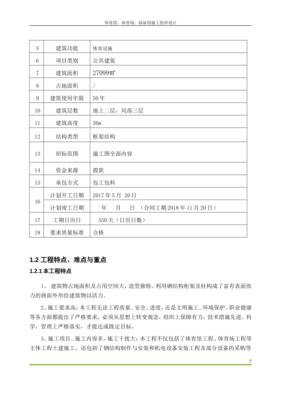 体育馆施工组织设计_第2页