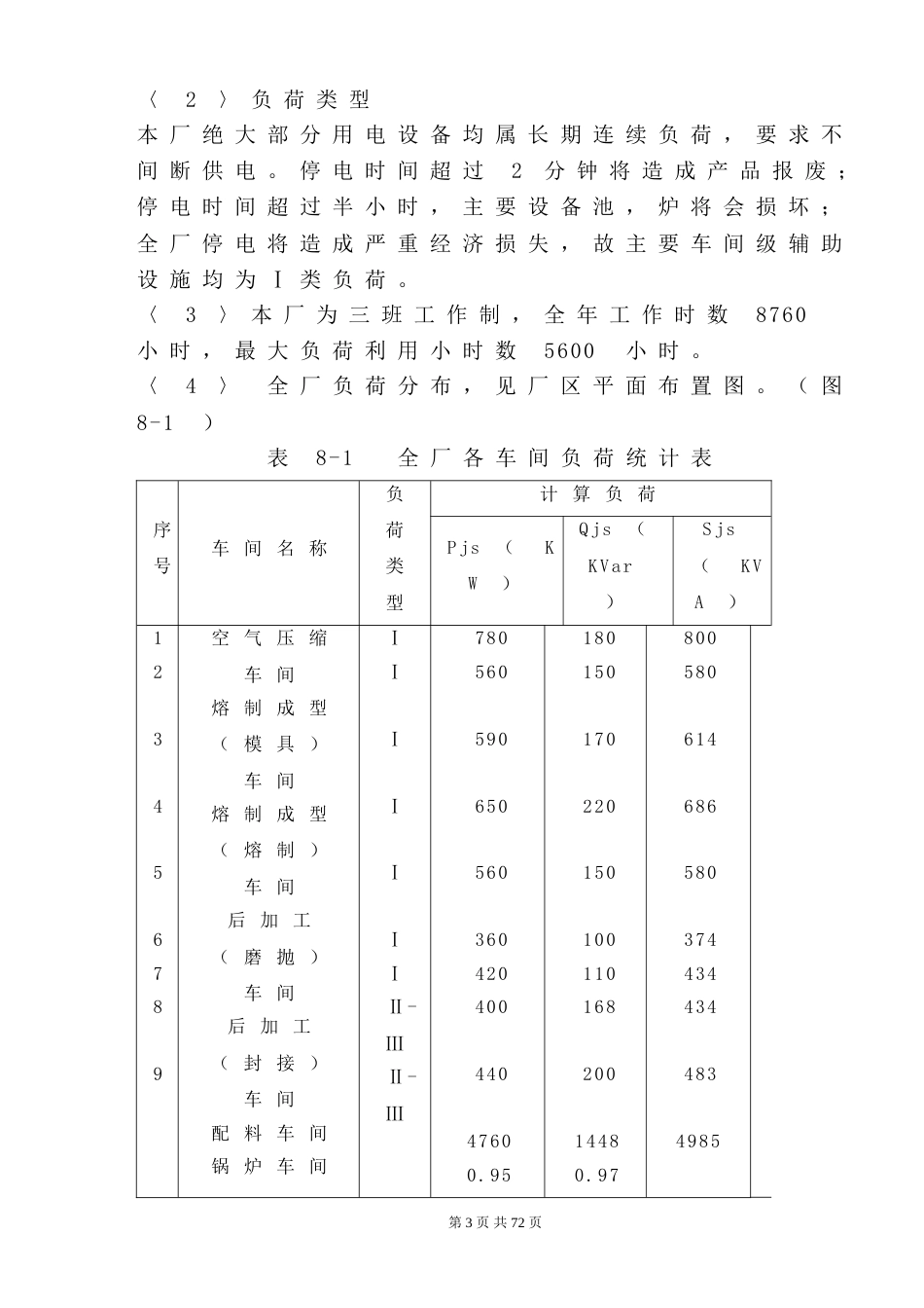 35kV总降压站变电所设计毕业设计_第3页