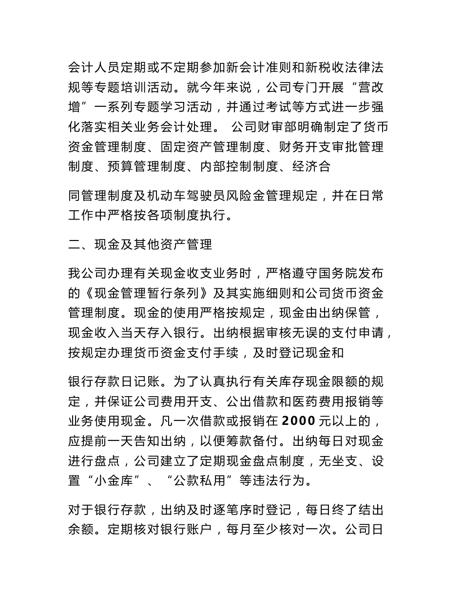 会计信息自查报告_第2页