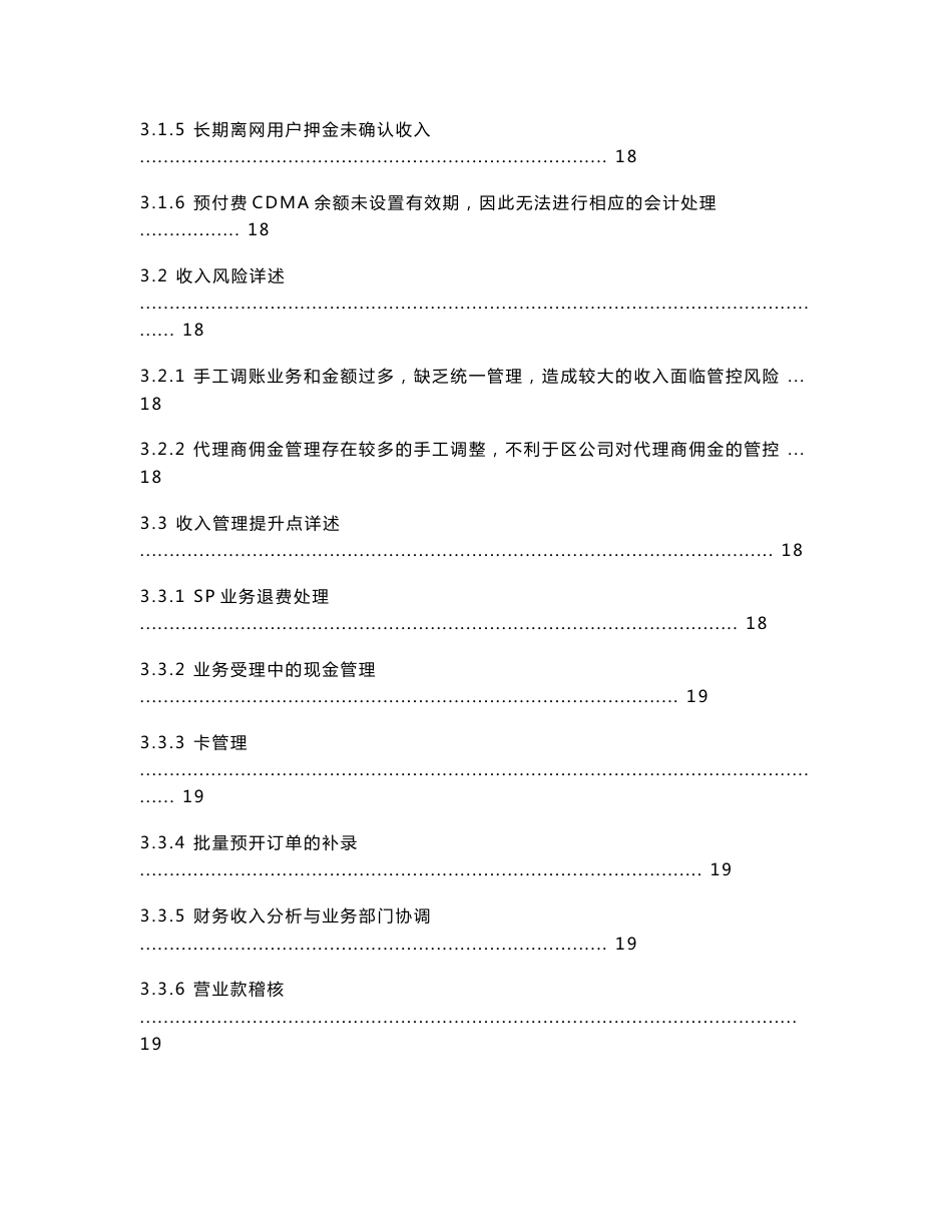 XX电信收入保障稽核项目咨询报告_第3页