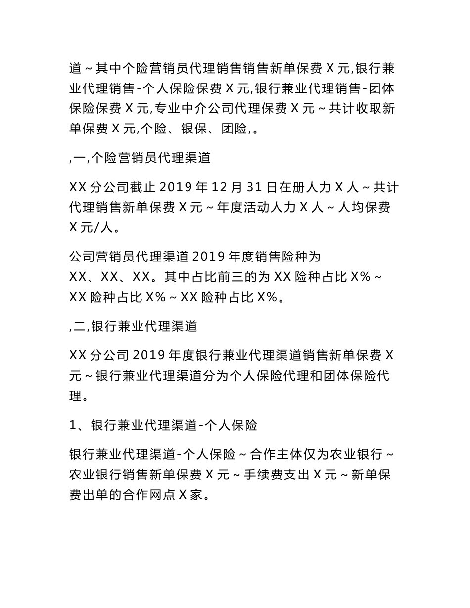 2020年保险公司排查XX中介渠道业务合规情况内部审计报告监管报告_第3页