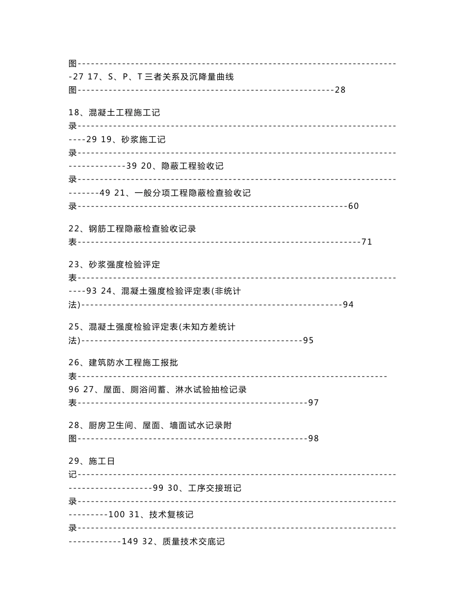 建筑工程全套资料表格_第2页