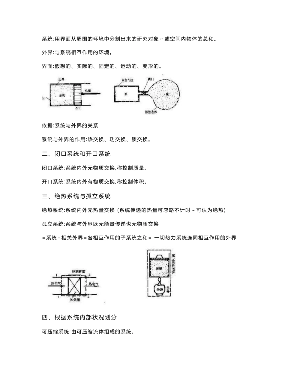 热能工程与动力类专业知识点--工程热力学知识点讲义整理_第2页