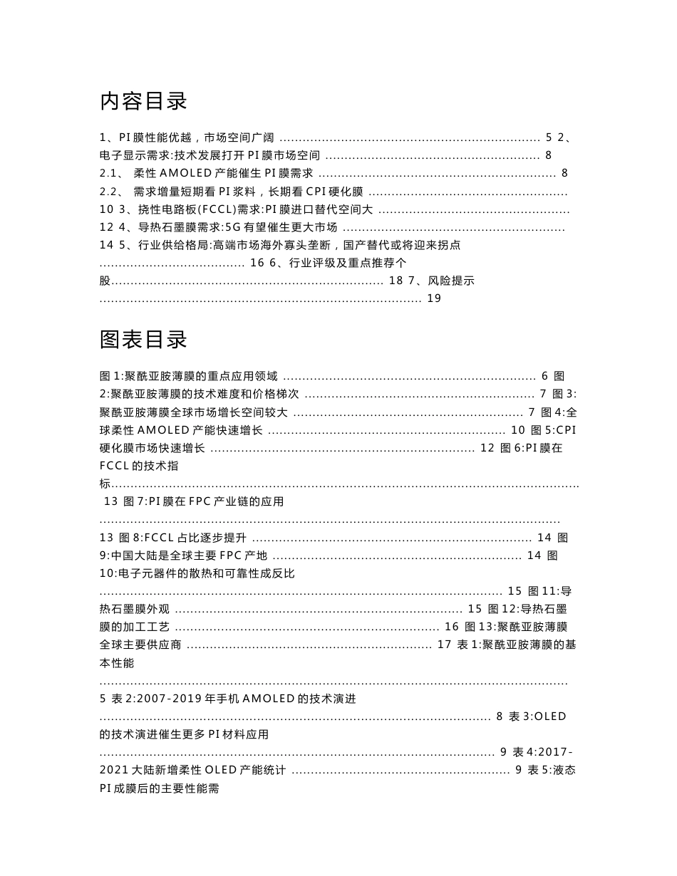 聚酰亚胺薄膜行业深度报告：技术创新打开市场空间，国产化替代有望迎来拐点_第1页