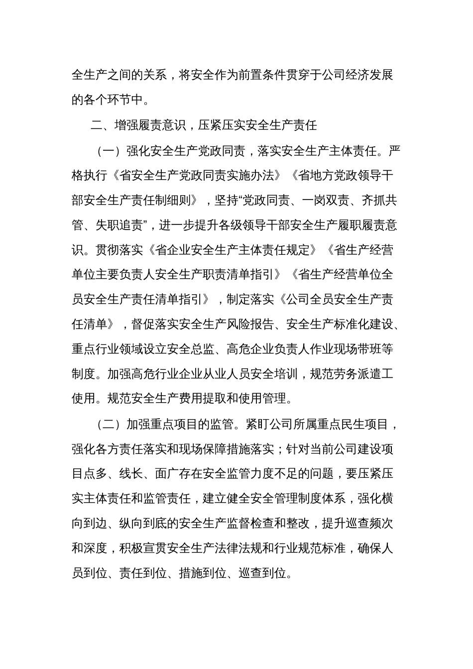 公司企业2023年安全生产工作要点_第2页