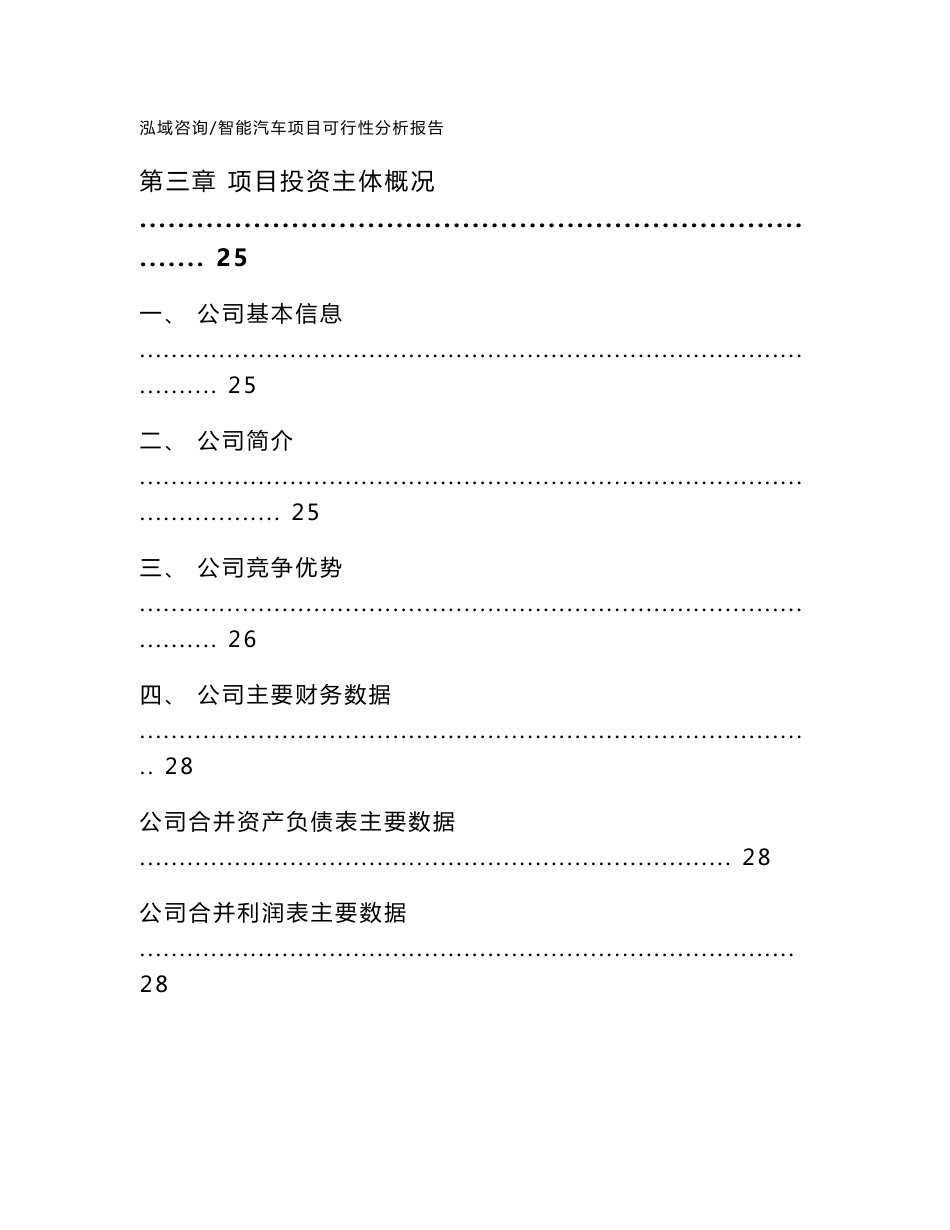 智能汽车项目可行性分析报告_第3页